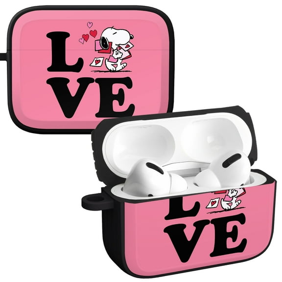 Peanuts Valentines HDX Case Cover Compatible with Apple AirPods Pro 1 & 2 (Love) by Affinity Bands