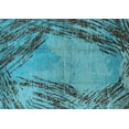 thumbnail image 1 of Ahgly Company Indoor Rectangle Oriental Light Blue Industrial Area Rugs, 6' x 9', 1 of 4