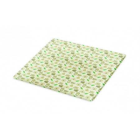 Exotic Cutting Board Asymmetric Order Tropical Leaves On