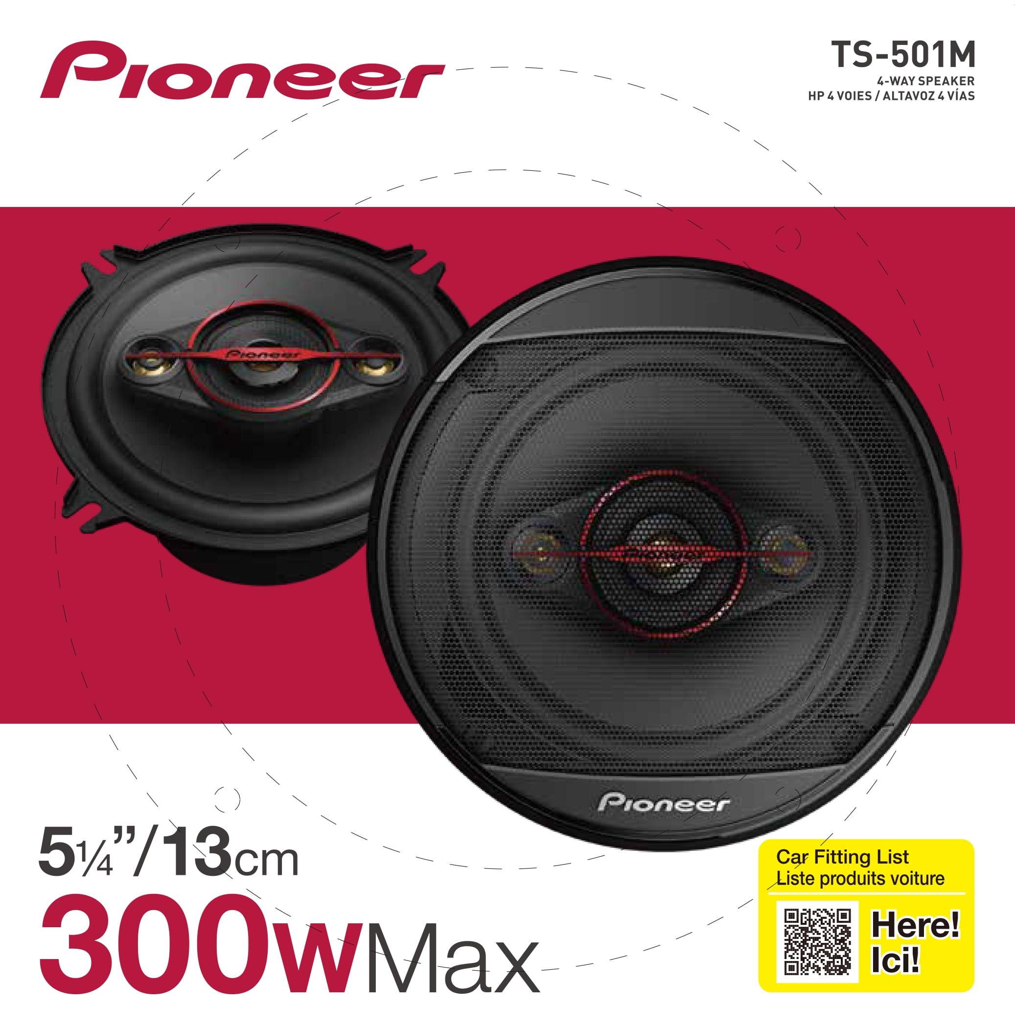 Ts 500m Pioneer Car Speakers Walmart Inch Speakers Speco 5