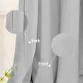 thumbnail image 3 of ZXNYH RHF Privacy Room Divider Curtain 8ft Tall x 12.5 ft Wide: No one can See Through, Total Privacy(12.5x8)-Black, 3 of 7