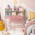 thumbnail image 2 of Patiojoy Kids Study Desk Height Adjustable Children Writing Table w/ Tilt Desktop Home School Student Learning Desk Pink, 2 of 10