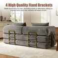 thumbnail image 2 of 78 Inch Convertible Sleeper Sofa Bed, Futon Boneless Couch Lounge Loveseat with Pull Out Bed, No Assembly Required, 2 of 36