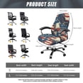 thumbnail image 7 of POLERO Eagle Flag Pattern Computer Desk Chair Protector Cover, Anti Slip Computer Chair Slipcovers Elastic All-in-One Office Chair Cover for Home Office, 7 of 7