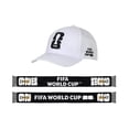 thumbnail image 1 of FIFA World Cup 2026 White Flex Hat & Acrylic Scarf Set, 1 of 3