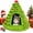 C, variant on Christmas Tree Cat Bed Cave, Christmas Cat Bed Hut, Felt Gauze Cat Cave, Winter Warm Indoor Pet House