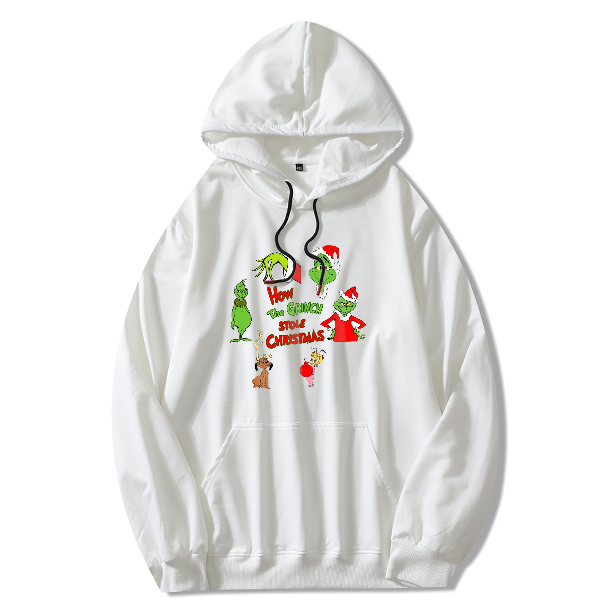 Christmas Grinch Hooded Sweater Funny 
