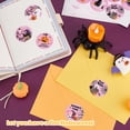 thumbnail image 4 of 2 Set Halloween Theme Round Self-Adhesive Paper Decorative Stickers for Party Decorative Presents Sealing Mixed Shapes 122x160x0.1mm Sticker: 40mm 9 patterns/pc 10pcs/set, 4 of 6