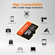 Rexing 32GB microSDXC UHS-3 4K Full HD Video High Speed Transfer Monitoring SD Card with Adapter for Dash Cams, Surveillance System, Security Camera, Body Cam