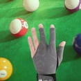 thumbnail image 6 of harayaa 3 Fingers Billiard Glove Adjustable Pool Cue Glove for Games Sports Practice Gray, 6 of 9