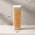 thumbnail image 3 of Bigersell Food Storage Containers with Lids Airtight Stackable Plastic Kitchen and Pantry Organization Storage Dry Food Canisters for Cereal, Dry Food, Flour and Sugar D, 3 of 6