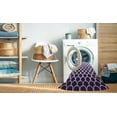 thumbnail image 2 of Ahgly Company Machine Washable Indoor Rectangle Transitional Blossom Pink Area Rugs, 7' x 9', 2 of 7