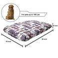 thumbnail image 2 of London Pet Bed, Hand Drawing Style Sketchy City with Famous Landmarks Architecture, Chew Resistant Pad for Dogs and Cats Cushion with Removable Cover, 24" x 39", Pale Blue Eggplant, by Ambesonne, 2 of 4