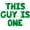 Green, variant on Letter Balloons - THIS GUY IS ONE 16" Inch Alphabet Letters Foil Mylar Balloon 1st Birthday Party Banner (Purple)