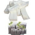 thumbnail image 1 of D-GROEE 100Pcs Biodegradable Corrosion Resistant Non-Woven Nursery Bags Plant Grow Bags Fabric Seedling Pots, 1 of 7