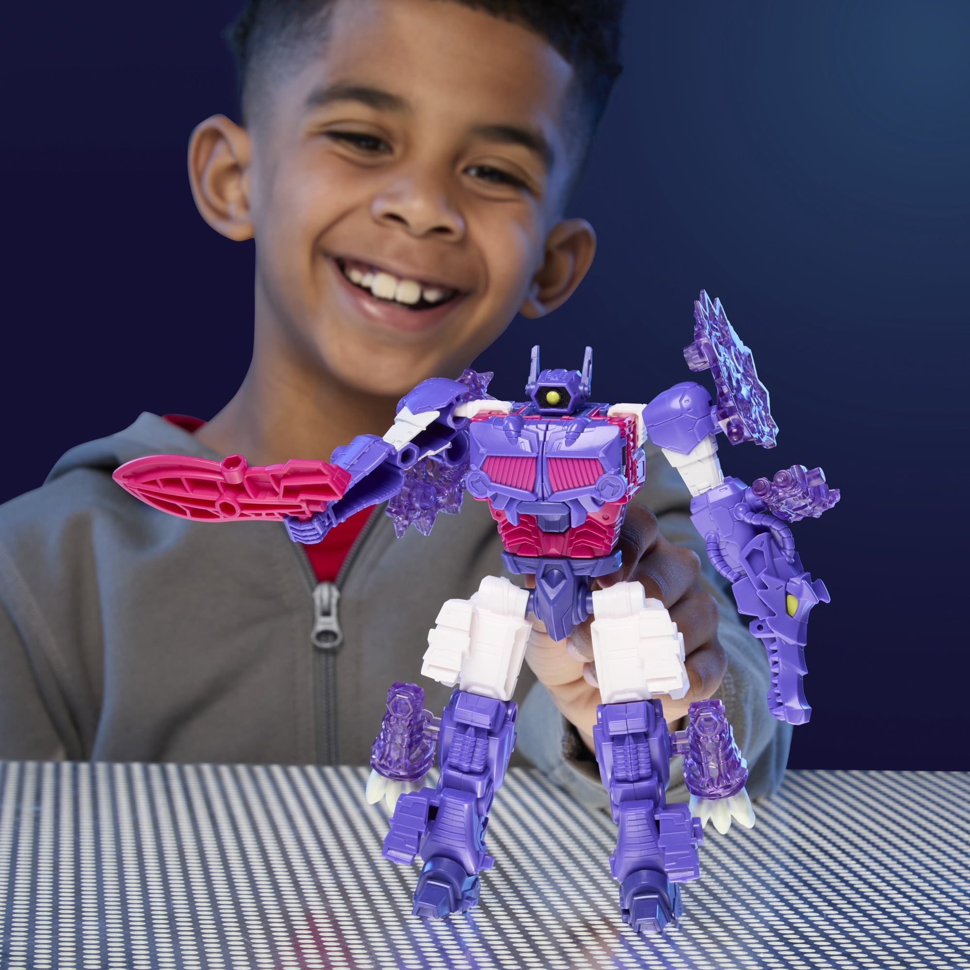 Transformers Toys CYBERWORLD Shockwave Ultimate Cyber Changers 6.5-inch Action Figure, 6+