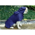thumbnail image 2 of Mascota cachorro impermeable ropa Casual con capucha impermeable chaqueta de lluvia Blue XL Yuyangstore Impermeable del gato del perro del animal doméstico, 2 of 8