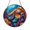 Acrylic 3.5 Inch, variant on Smart Cuttlefish Ocean Suncatcher Round Beautiful Item Gift Panel Art