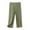 Army Green, variant on Hpapadks Casual Pants for Women Plus Size High Waist Thin Solid Cropped Pant Slim Fit Womens Slacks Army Green XXL