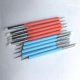thumbnail image 1 of HOOWIFFY 5Ud Pinceles Dobles Para Esculpir Y Decorar Con Punta De Silicona Flexible Color Azul, 1 of 8