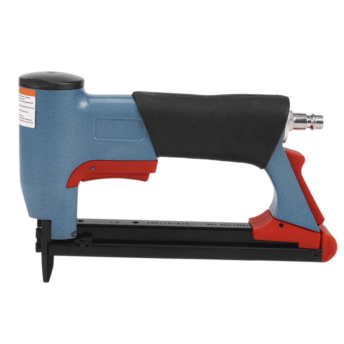 2pcs 1/2 Inch Pneumatic Air Stapler Nailer Fine Stapler Tool for Furniture Blue Nailer Tool 4-16mm