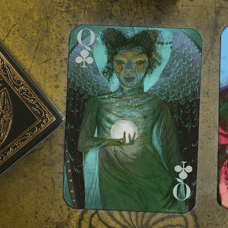Bag of Bones Playing Cards - Premium Silver Edition by Artiphany John Littleboy