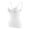 White, variant on Einccm Women's Built-in Bra No Wire Camisole Tank Top with Chest Pad, Solid Color Comfortable Pajama Top for Sleepwear Loungewear Casual Home Wear and Nightwear