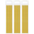 thumbnail image 1 of Solid Carpenter Pencil Set Woodworking Tools Mechanical Built-in Sharpener For Scriber Wood Floor Metal Marking Drawing Tool 18pcs-yellow refill, 1 of 6