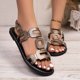 thumbnail image 4 of Correas de Tacón para Tacones Altos Estilo Rojo Corte Sandalias Planas, Tacones Altos Negros para las Mujeres Inspirado Correa de Tobillo Ajustable, 4 of 9