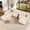 Beige-4 Seater-Ottoman-Chaise, variant on Neche 204.7" Oversized Sectional Boneless Couch, Modern 9 Seater Modular Sofa with Chaise, Deep Seat Convertible Plush Corduroy Cloud Couches for Living Room, No Assembly Required, Beige