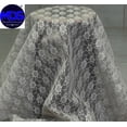 thumbnail image 6 of MDS Pack of 20 Yard Solid Lace Trim Fabric for Wedding Decoration by 55”- Silver Gray, 6 of 6