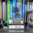 thumbnail image 3 of ZheElen Promote Reading With Books Read Year Counter Eye-catching Library Decors For Enjoyable Experience brown, 3 of 6