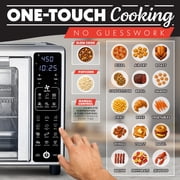 Gourmia French Door 6-Slice Digital Toaster Oven Air Fryer, 19 One-Touch Presets, 24L, Stainless Steel