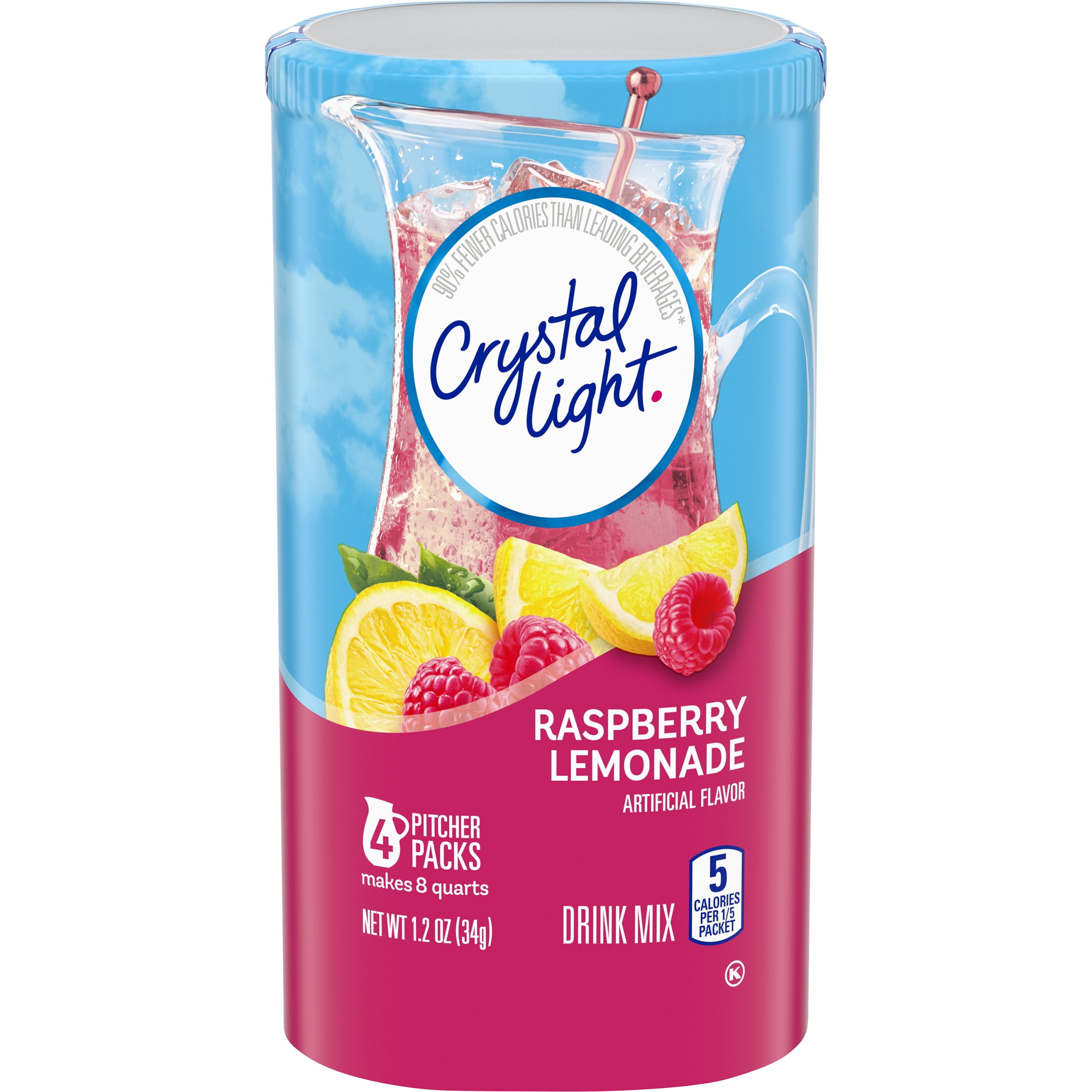 Crystal Light Raspberry Lemonade Artificially Flavored Powdered Drink