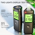 thumbnail image 2 of Alcohol Tester Professional High Accuracy Digital Display Portable USB Rechargeable Breathalyzer Breath Tester Tool, 2 of 6