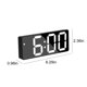 thumbnail image 3 of Smart Digital Alarm Clock LED Display | USB & Battery Powered | 6-Level Brightness & Volume | Snooze | Temperature | Date | 12/24Hr | Compact Modern Desk Clock | Black | 16x6x2.5cm, 3 of 6