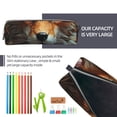 thumbnail image 5 of Honeii Floral Fox Pattern Pencil Case, Pencil Pouch, Pencil Case Small, Pencil Pouch Aesthetic, PVC Pencil Pouch, Pencil Bag, Makeup Pouch, 5 of 7