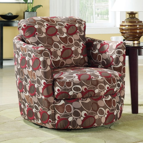 Coaster Oblong Pattern Swivel Chair, Ite