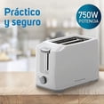 thumbnail image 5 of Tostador de 2 rebanadas Taurus Sagitario Blanco con Gris, 5 of 5