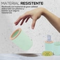 thumbnail image 4 of Juego de 6 Piezas para Baño | Set de Accesorios de Plastico Para Baño | Kit de 6 pzas Modernos para Baño | Accesorios de Bambu, 4 of 4
