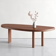 thumbnail image 4 of Nordic Wood Solid Desk Table Irregular Ideas Modern Minimalist Executive Office Desk Designer Mesa Ordenador House Furniture My Lux Decor Round, 4 of 10