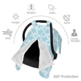 thumbnail image 3 of Car Seat Cover Baby - sea star starfish Breathable Infant Car Seat Cover for Baby Carseat, Lightweight Comfort Baby Essentials Must Haves Newborn Stuff for Girl Boy, 3 of 7