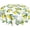 Lemon, variant on Leaf Fall Tablecloth Round 60 Inch Thanksgiving Tablecloth Circular Waterproof Maple Leaf Tablecloth Cloths Washable Polyester Tabletop Runner for Kitchen Party Picnic Dining Decor