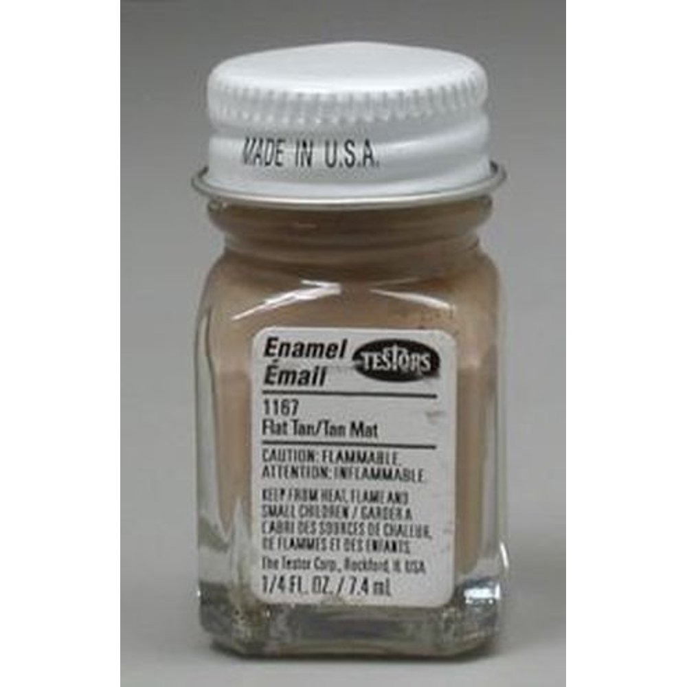 Flat Tan Testors Enamel Plastic Model Paint, Enamel paint for plastic