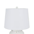 thumbnail image 5 of 24" White Ceramic Jug Table Lamp - Nourison, 5 of 7