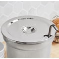 thumbnail image 3 of Soro Essentials- 10.5" Stainless Steel Notched Inset Cover - Fits 11 qt. Vegetable Inset Pan for Soup Warmer and Soup Chafer Applicable to Commercial Catering Buffet Parties Banquets Kitchen Supplies, 3 of 5