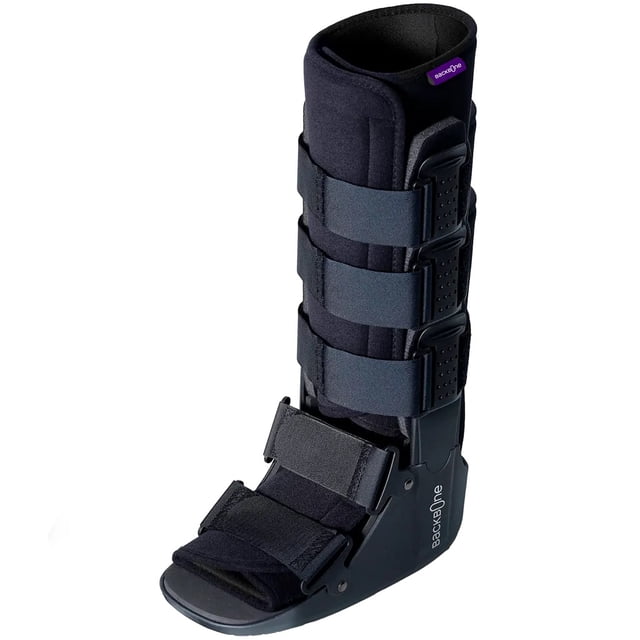 Bota Walker Larga-Negra-Talla grande-Espuma de Poliuretano