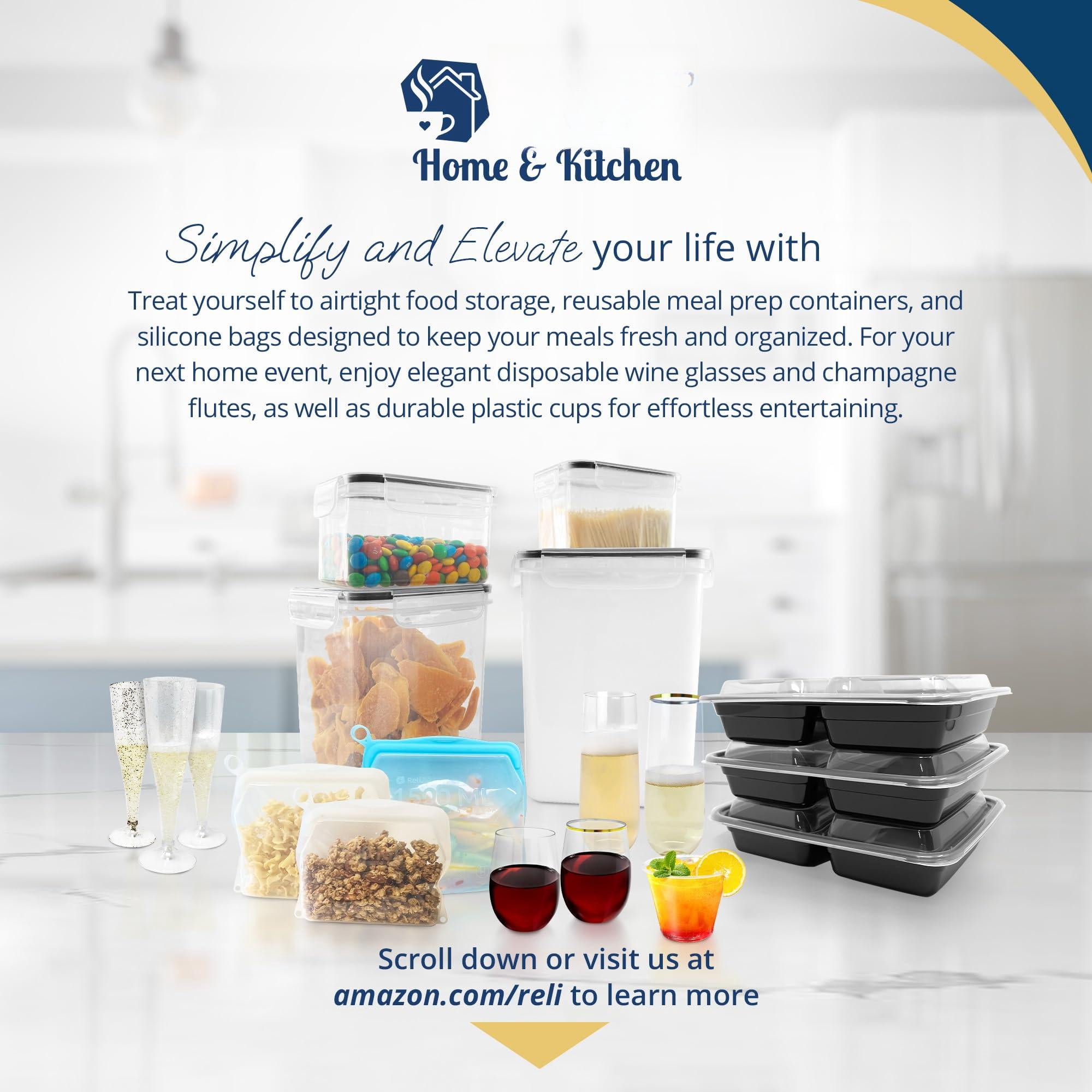 Airtight Food Storage Containers 16 Set BPA-Free Kitchen Pantry Organization