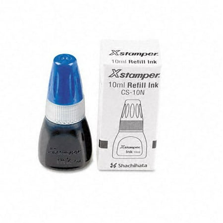 Xstamper Light - Xstamper Refill Ink for Xstamper Stamps, 10ml-Bottle, Light Blue 22119, Sold Individually By Shachihata Inc Products From USA