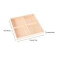 thumbnail image 2 of Khaki Wooden Box for Storage Use 2Pcs Useful Desktop Organizer, 2 of 5
